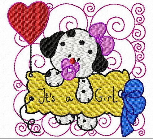 Matriz Bordado Animais Baby Arabesco