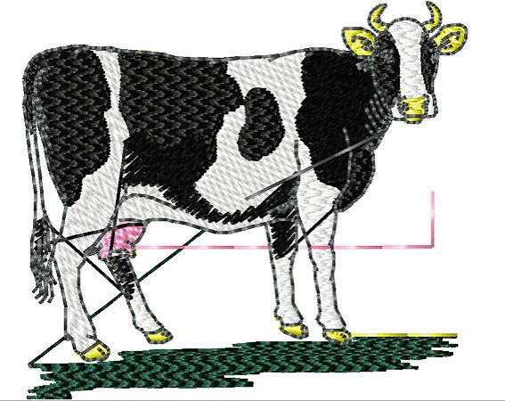 Matriz Bordado Animais Na Fazenda