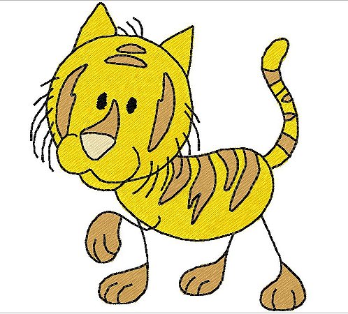 Matriz Bordado Animais Safári Palito