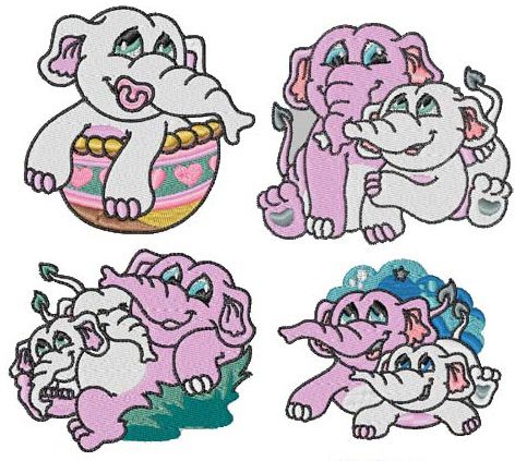 Matriz Bordado Elefante Baby