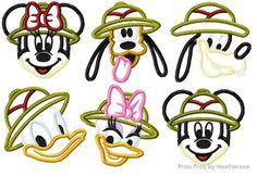 Matriz Bordado Disney Safari