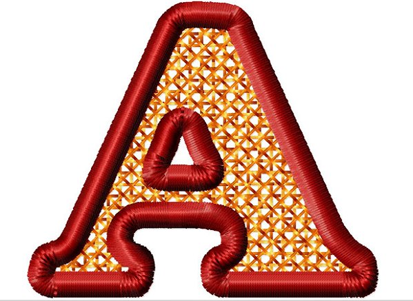 Matriz Bordado Alfabeto Com Telinha