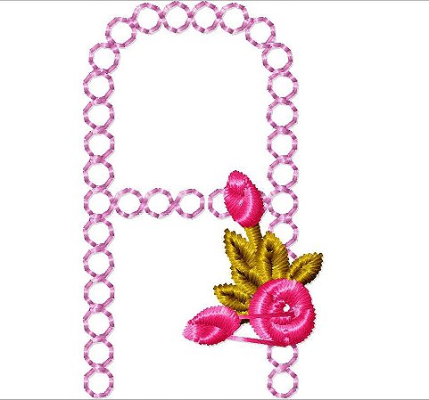 Matriz Bordado Alfabeto Crystal