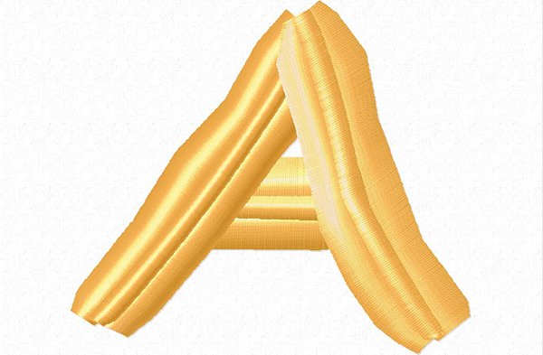 Matriz Bordado Alfabeto Espaguete