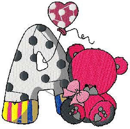 Matriz Bordado Alfabeto Infantil Baby