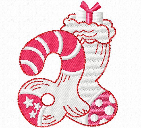 Matriz Bordado Alfabeto Natal Alegre
