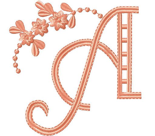 Matriz Bordado Alfabeto Richelieu Rosinha
