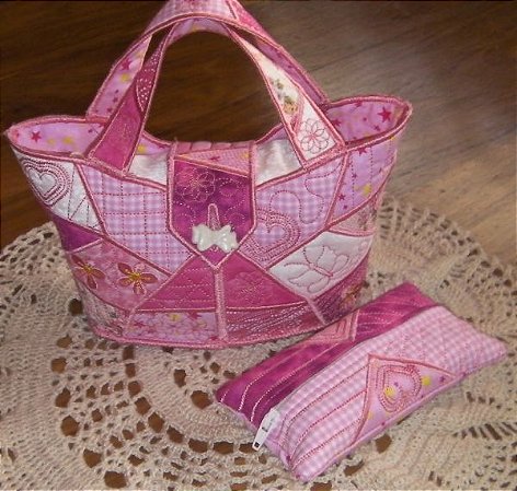 Matriz Bordado Bolsa E Necessaire Lindas