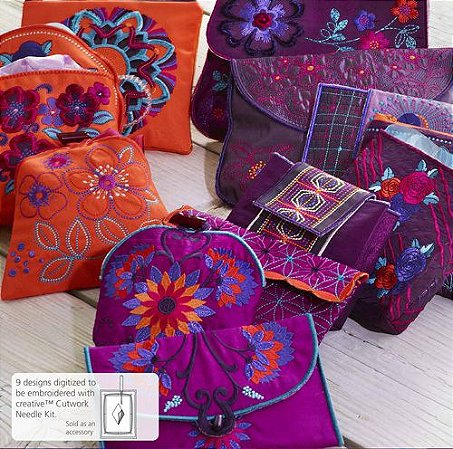 Matriz Bordado Bolsa De Mão