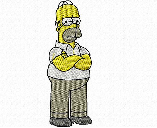 Matriz Bordado Simpsons