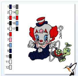 Matriz Bordado Turma Do Circo