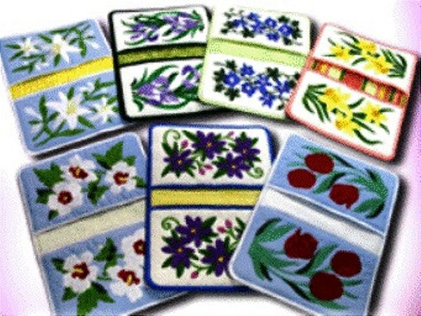 Matriz Bordado Pegador De Panela Floral