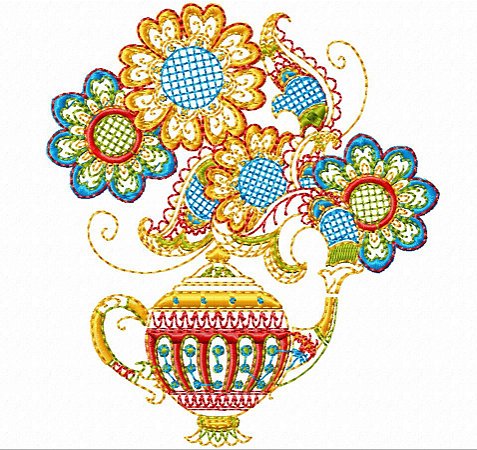 Matriz Bordado Essência Do Chá