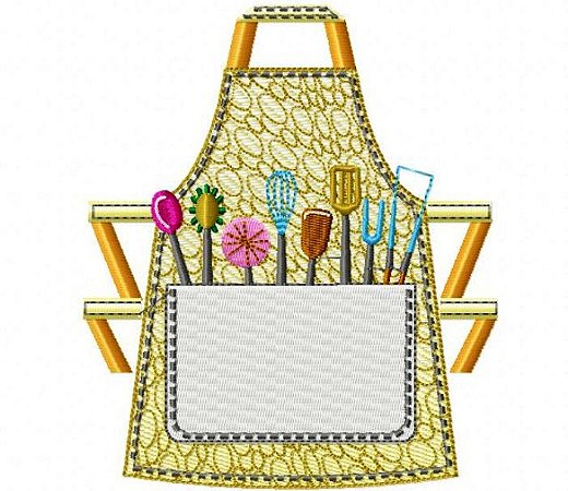 Matriz Bordado Kit Cozinha Moderna
