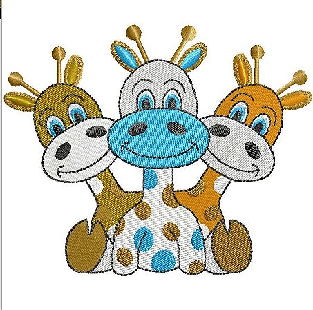 Matriz Bordado Girafinha Dengosa