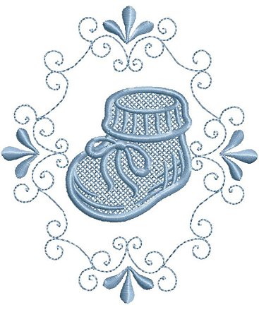 Matriz Bordado Delicado Para Bebê