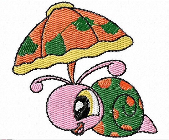 Matriz Bordado Caracol Baby