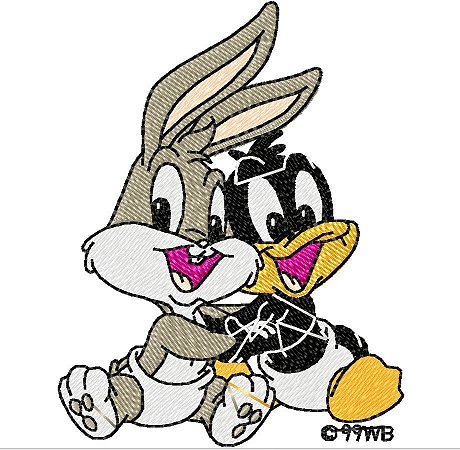 Matriz Bordado Conjunto Looney Tunes Baby