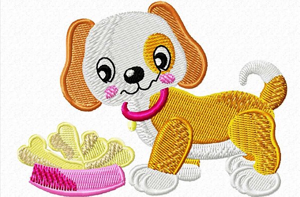 Matriz Bordado Lindo Cachorrinho