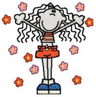 Matriz Bordado Bonequinha Palitos