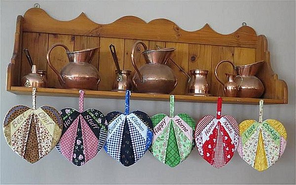 Matriz Bordado Pegador De Panela Coração