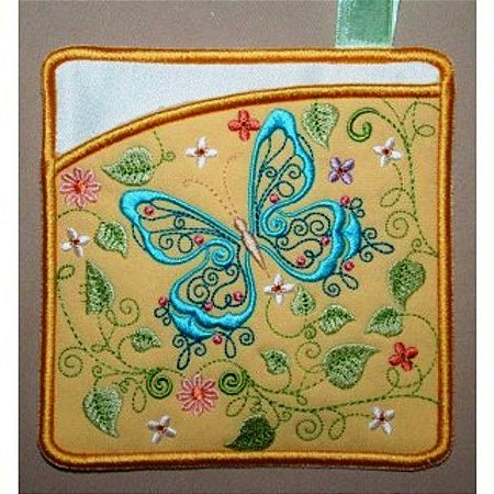 Matriz Bordado Pegador De Panela Delicados