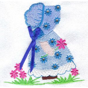 Matriz Bordado Infantil Linda Menina