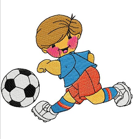 Matriz Bordado Meninos Com Bola E Pipa