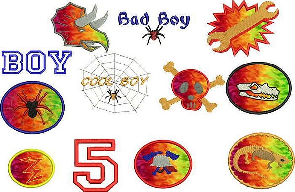 Matriz Bordado Aplique Badboy
