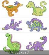 Matriz Bordado Aplique Dinossauro 2
