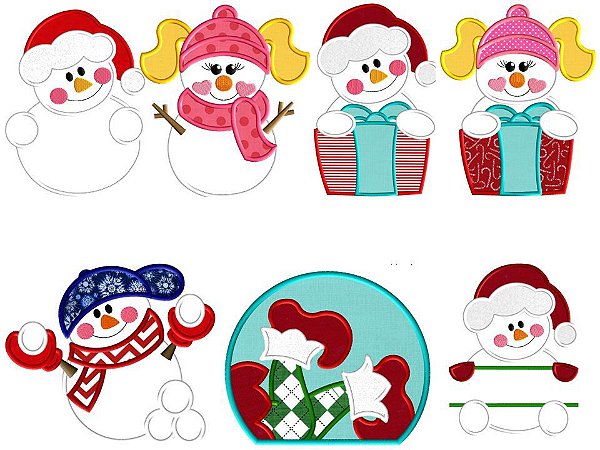Matriz Bordado Aplique Papai Noel 2