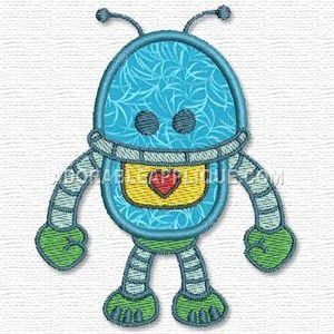 Matriz Bordado Apliques Robô