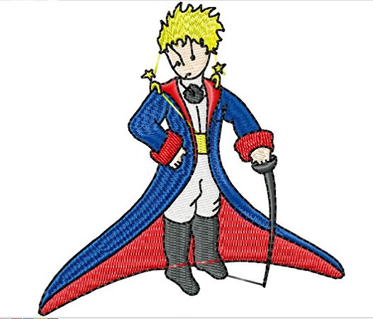 Matriz Bordado Pequeno Príncipe