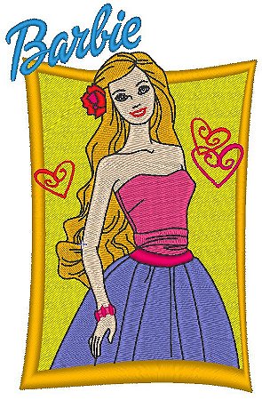 Matriz Bordado Barbie Fashion