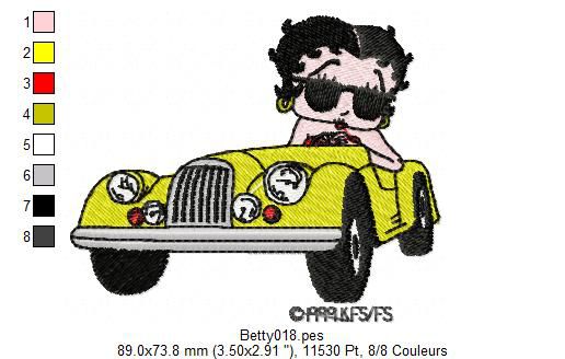 Matriz Bordado Betty Boop 4