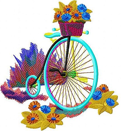 Matriz Bordado Bicicleta
