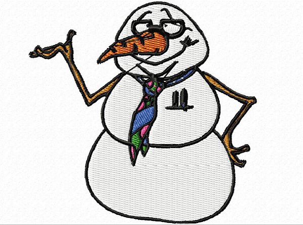 Matriz Bordado Boneco De Neve 23 Matrizes