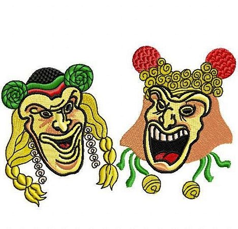 Matriz Bordado Carnaval Clássico