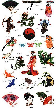 Matriz Bordado Coleção Oriental