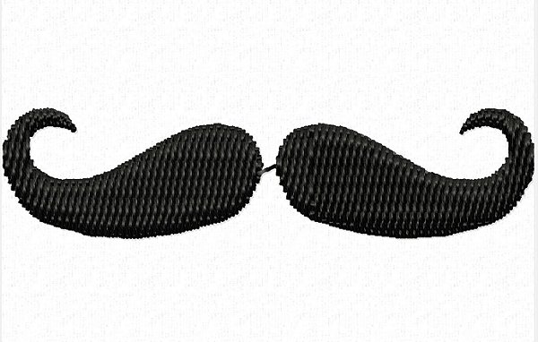 Matriz Bordado Conjunto Bigodes