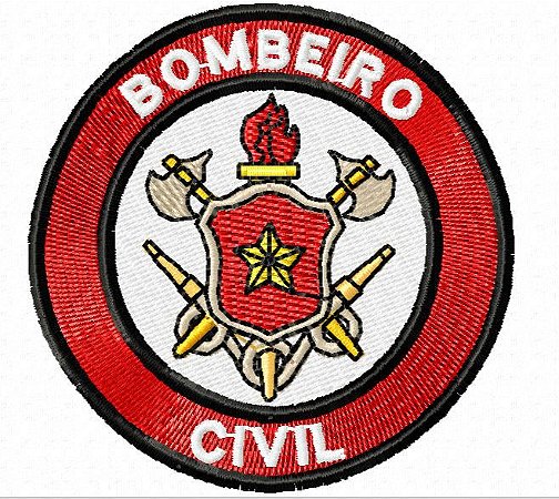 Matriz Bordado Conjunto Bombeiro Civil