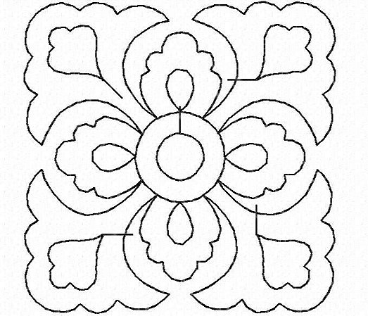 Matriz Bordado Conjunto Quilt 1