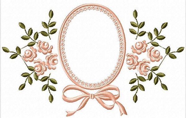 Matriz Bordado Conjunto Ramos Lindos
