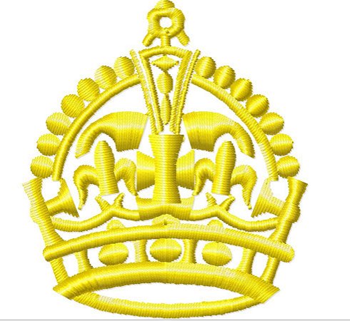 Matriz Bordado Coroa 1