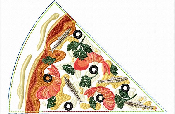 Matriz Bordado Deliciosa Pizza
