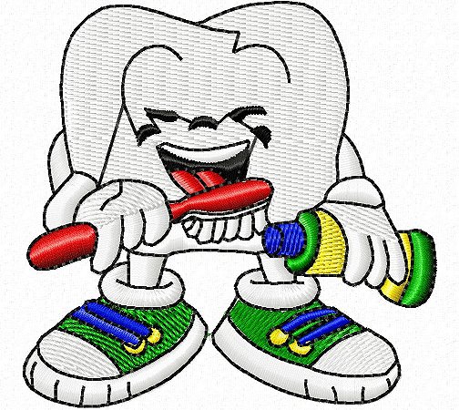 Matriz Bordado Dentinho Limpo