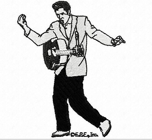Matriz Bordado Elvis Presley