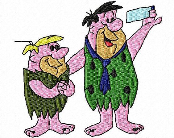 Matriz Bordado Flintstones