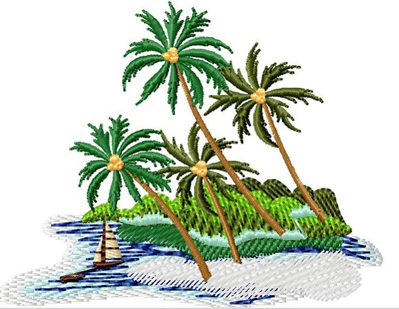 Matriz Bordado Ilhas E Ilhotas