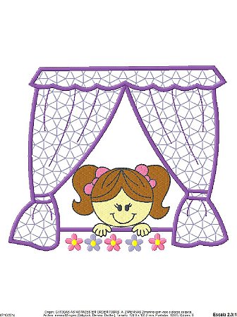 Matriz Bordado Infantil Nena